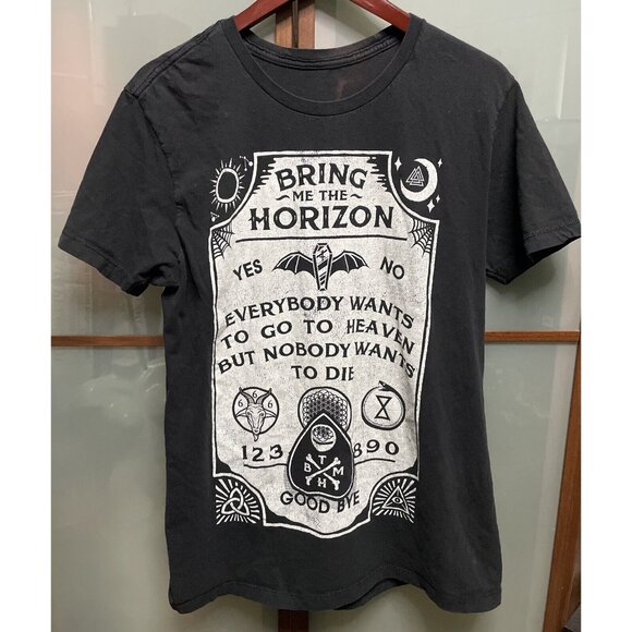 Bring Me The Horizon Other - Bring Me The Horizon Band T-Shirt Tee Metal Emo Ouija Board Large RARE VTG Y2K